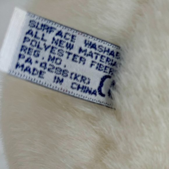 Vintage Easter A&A Bunny Rabbit Plush White Floppy Friends Stuffed Animal - Picture 6 of 8